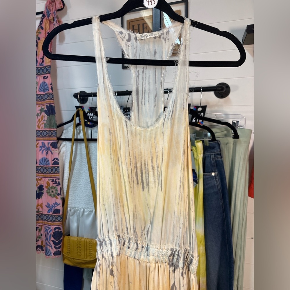LoveShackFancy Silk Watercolor Maxi Dress Size 2 MSRP $695 - Picture 11 of 11